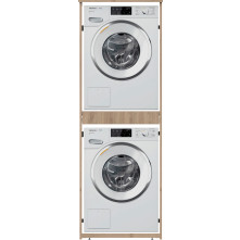 Wasmachinekast ONE PAIR wasmachine / droger zuil kast - Natural Ash