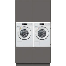 Wasmachinekast STRAIGHT wasmachine / droger kast - metallic black