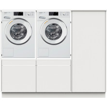 Wasmachinekast THREE OF A KIND wasmachine / droger kast - wit