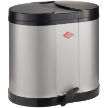 Wesco Eco Verzamelaar 170, Zilver 8011080 afvalbak dubbel - 