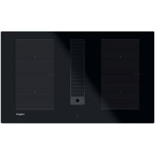 Whirlpool WVHF83BB FKIT inductie kookplaat met afzuiging - 83 cm. breed