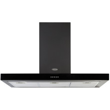 Belling BEL COOKCENTRE 110 FLAT Black wand afzuigkap