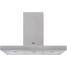 Belling BEL COOKCENTRE 90 FLAT rvs wand afzuigkap