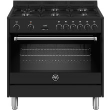 Bertazzoni MPL96L1ENNV gas fornuis - zwart