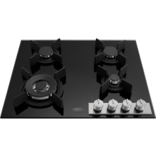 Boretti BGKN60 inbouw gas kookplaat - gas-op-glas - 60 cm. breed