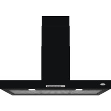 Boretti BSB901ZW wand afzuigkap - zwart - 90 cm. breed