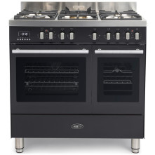 Boretti MFBG902AN fornuis met dubbele oven - Milano