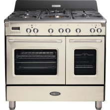 Boretti CFBG902OW/2 - gas fornuis - oud-wit - dubbele oven