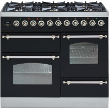 Boretti VXGF104ZW fornuis zwart