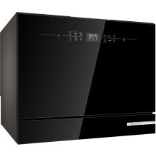 Bosch SKS6ITB00E compacte kleine vrijstaande vaatwasser - zwart