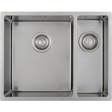 Caressi CA3415R10 anderhalf spoelbak - vlak inbouw / onderbouw