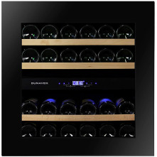 Dunavox DAVG-25.63DB.TO inbouw wijnkoelkast -  zwart