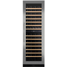 Dunavox DX-123.338DSS inbouw wijnkoelkast - roestvrijstaal
