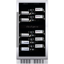 Dunavox DX-58.258DSS vrijstaande wijnkoelkast - roestvrijstaal