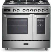 Elba EBS 965T MXX gas fornuis - rvs - dubbele oven