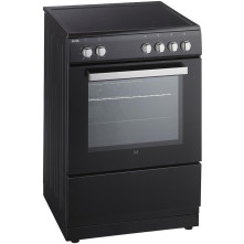 Etna FIV560ZWA inductie fornuis - zwart - 2-fasen aansluiting