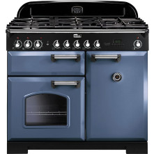 Falcon CLASSIC DELUXE 100 GAS STONE BLUE fornuis - 100 cm breed