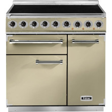 Klik en bekijk de Falcon Deluxe 900 inductie cream Falcon DELUXE 900 INDUCTIE CREAM fornuis - 90 cm breed