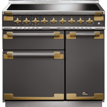 Falcon Elise Luxe 90 grijs inductie fornuis