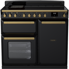 Zwart Falcon Estel Deluxe 100 inductiefornuis – 100 cm breed met 5 zones