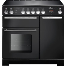 Falcon INFUSION 90 INDUCTIE CHARCOAL BLACK fornuis - 90 cm breed