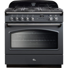 Klik en bekijk de Falcon Classic FX 90 gas slate Falcon CLASSIC FX 90 GAS SLATE fornuis - 90 cm breed