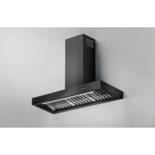 Senza Nome Ostro 90 wand afzuigkap - zwart - 90 cm. breed
