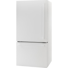 Iomabe ICO19JSPR L 8WM-DWM linksdraaiend bottom mount koelkast - mat wit