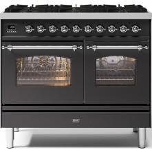 Ilve PD106NE3/MG fornuis mat grafiet - 100 cm. breed