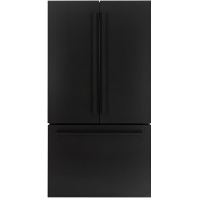 Iomabe INO27JSPF 3BM-DBM Amerikaanse koelkast - French door - mat zwart