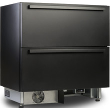 Norcool 60000008 + 8900013831 onderbouw vrieskast met laden - mat zwart