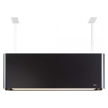 Novy Mood 7552 zwart - eiland afzuigkap - 108 cm. breed