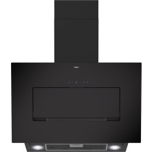 Pelgrim DSG861MAT wand zwart glas afzuigkap