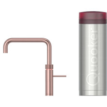 Quooker PRO3 Fusion Square ROSE KOPER - kokend water kraan