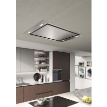 Senza Nome Vento 120 S inbouw plafond afzuigkap - rvs