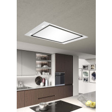 Senza Nome Vento 120 W inbouw plafond afzuigkap - wit