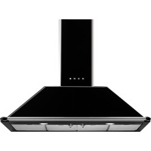 Smeg KT110BLE wand afzuigkap zwart