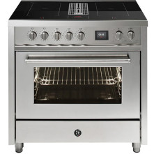 Steel EQ9F-4FIKW fornuis met afzuiging