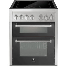 Klik en bekijk de STEEL Genesi GQ7SF-4I antraciet STEEL GENESI GQ7SF-4I ANTRACIET fornuis - 70 cm breed