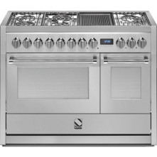 Steel Genesi G12FF-4TM rvs fornuis - Genesi - 120 cm. breed