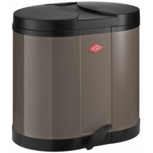 Wesco Eco Verzamelaar 170, Warm Grey 8011595 afvalbak dubbel - 