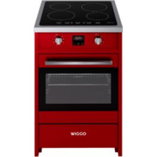 Wiggo WIO-E621A(RX) inductie fornuis - rood - 60 cm.