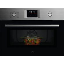 AEG OO5NK40M inbouw oven met magnetron - roestvrijstaal