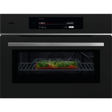 AEG TKK8N821T inbouw oven met magnetron - mat zwart
