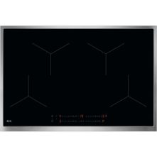 AEG TO84IA0FXB inbouw kookplaat - 80 cm. - rvs stootrand