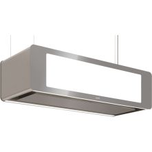 Berbel BIH 115 SKC eiland afzuigkap - zilver metallic