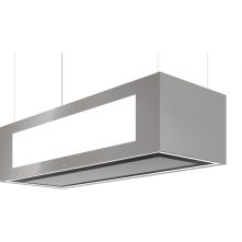 Berbel BIH 95 SKE-L zilver metallic eiland afzuigkap