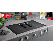 Berbel BKA 90 DLI inbouw inductie kookplaat met afzuiging - 90 cm