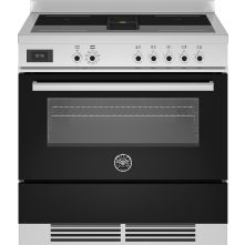 Bertazzoni PROCH94I1ENET Air-Tec inductie fornuis met afzuiging (kookveldafzuiging) - zwart