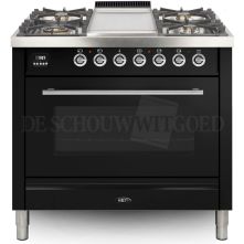 Boretti VFP93ZWG fornuis gasoven zwart